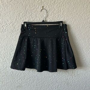 SHEIN skort rainbow accents size L